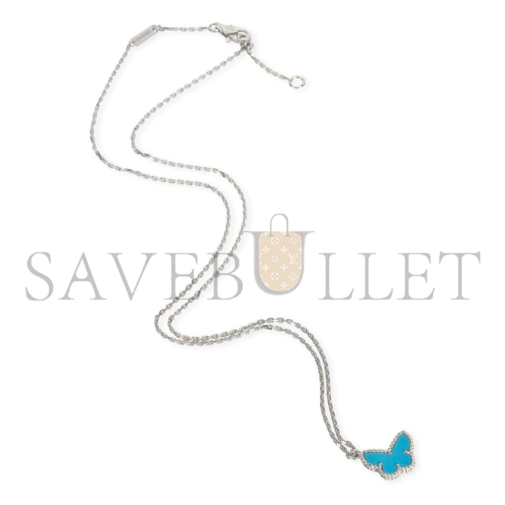 VAN CLEEF ARPELS SWEET ALHAMBRA BUTTERFLY PENDANT VCARF80500